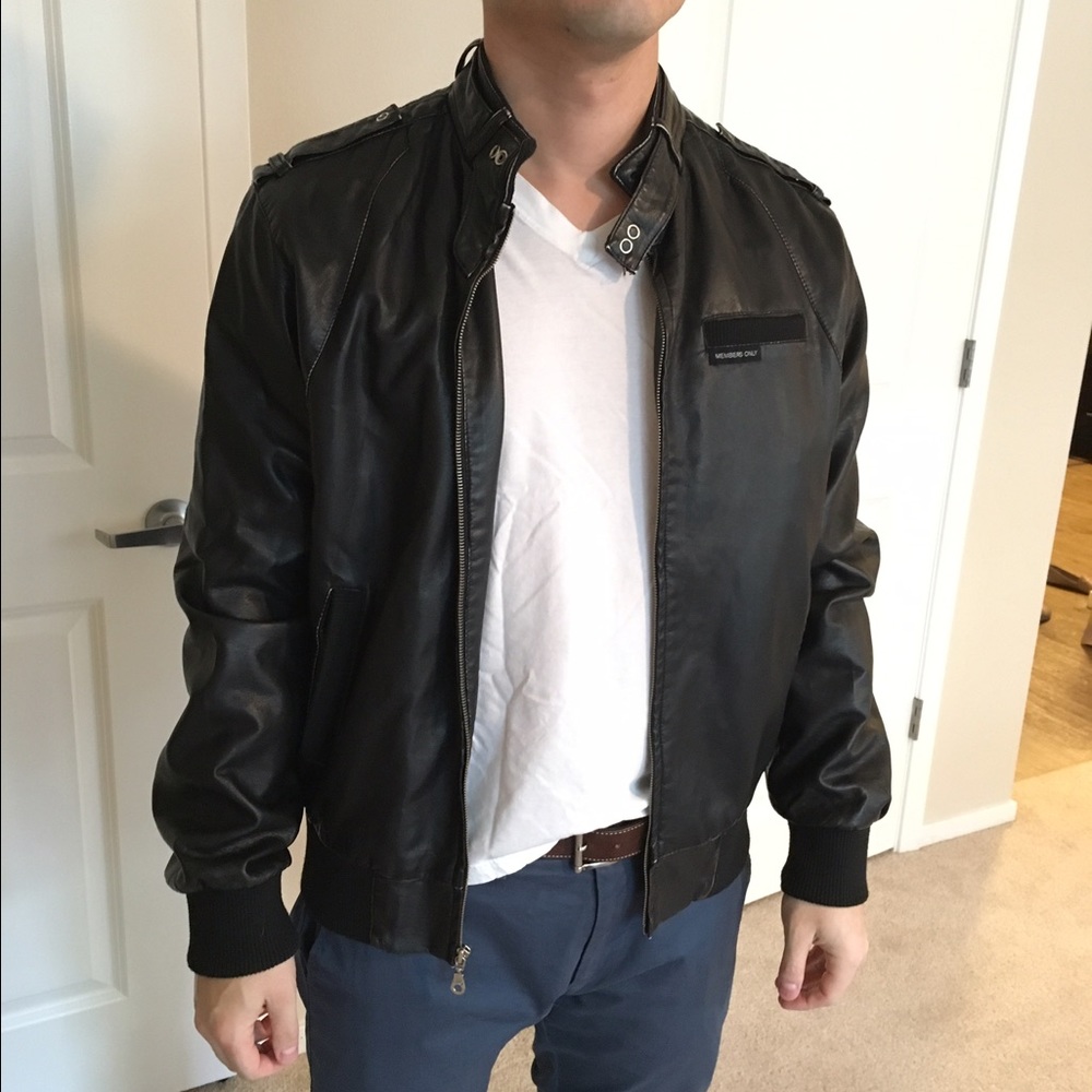 Black Members Only jacket!